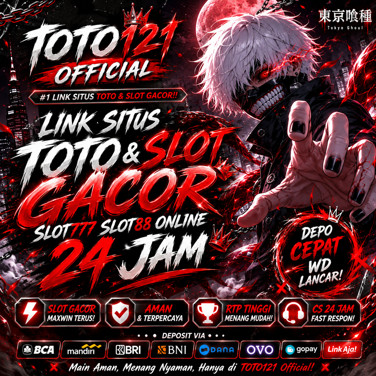 TOTO121 Official - Link Situs Toto Slot Gacor Slot777 Slot88 Online 24 Jam by Hey siriusly
